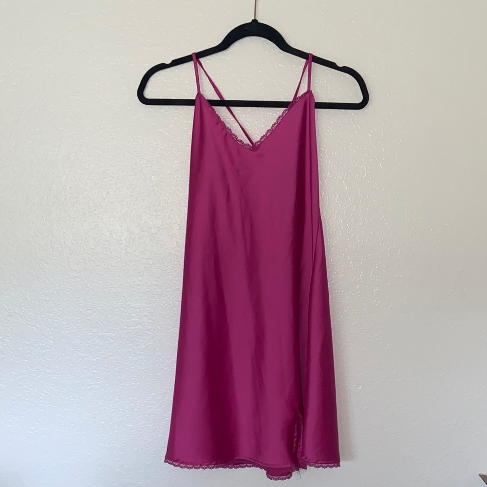 Wild Fable Hot Pink Slip Dress
